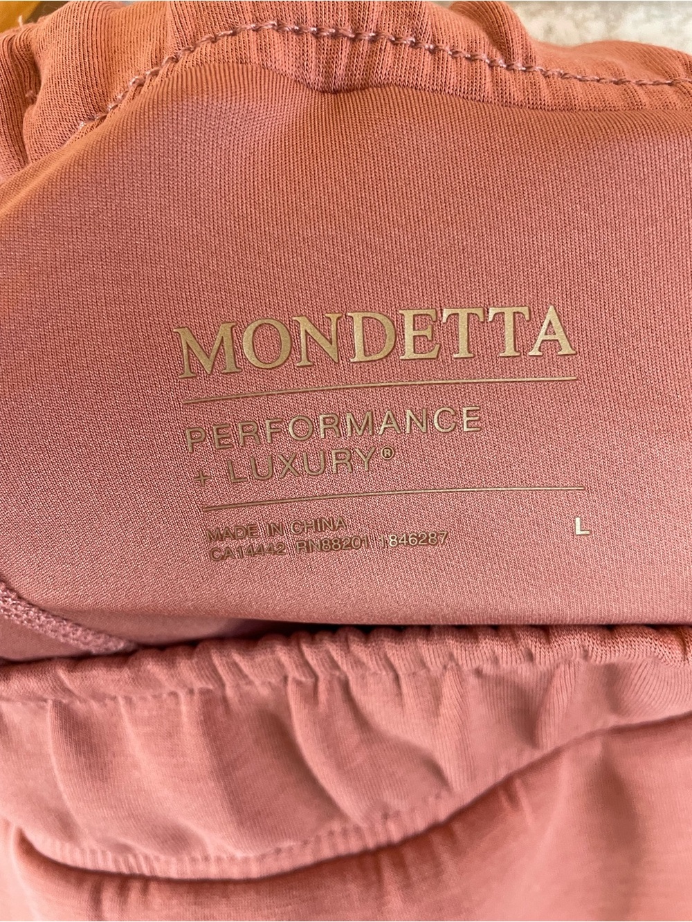 Mondetta Performance Skirt with Built-In Shorts Terracotta Orange Size L - Picture 4 of 9